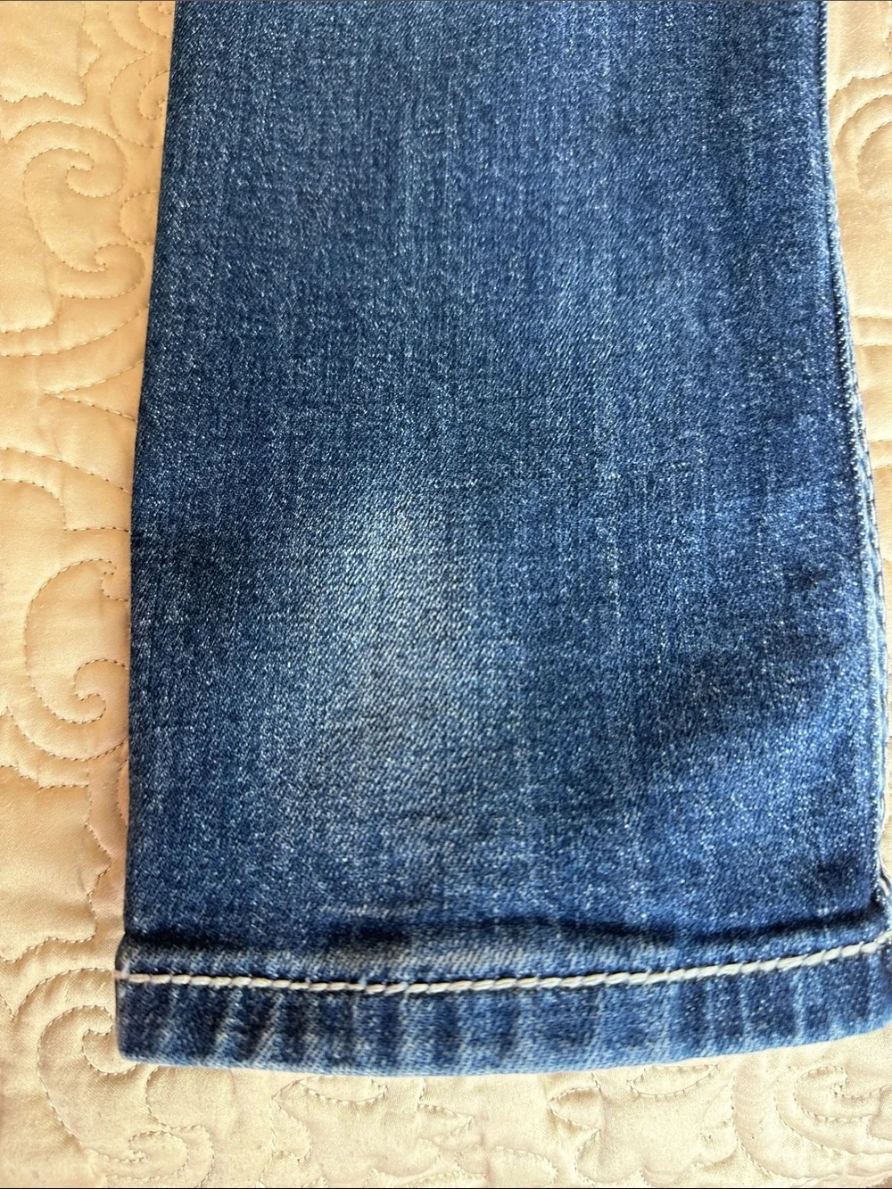 Miss Me Girls 12  Dark Wash Bootcut Jeans with Knee Whiskering